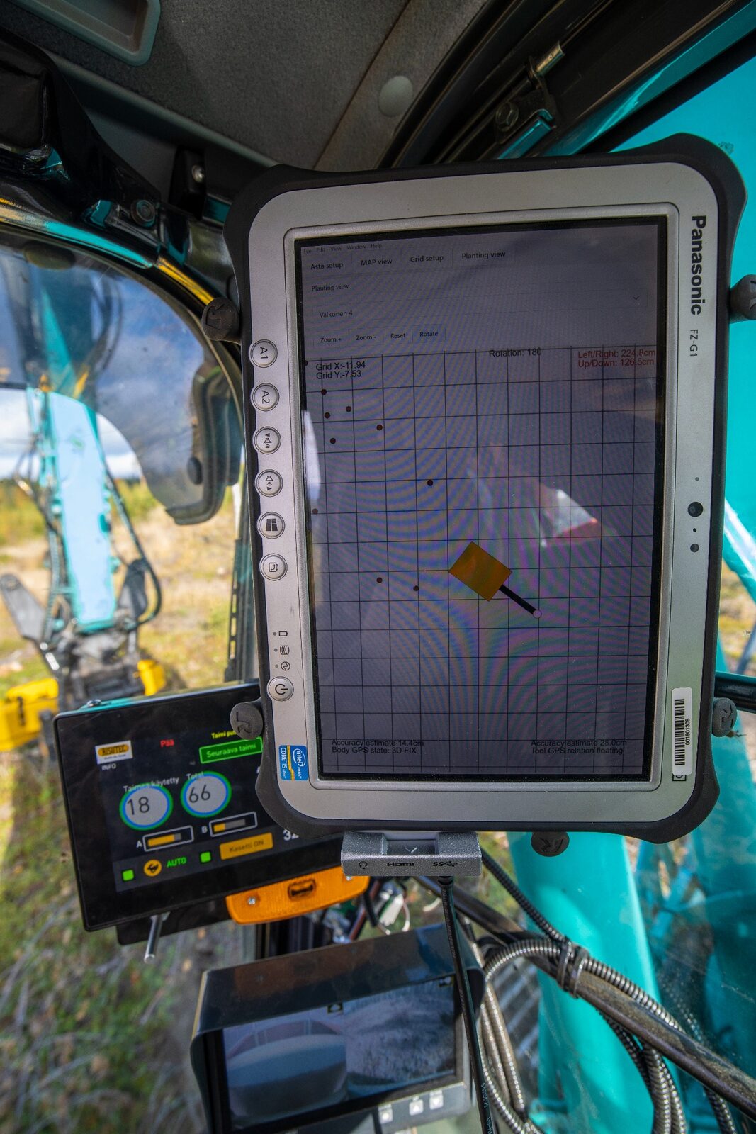 Machine telemetry cockpit UI