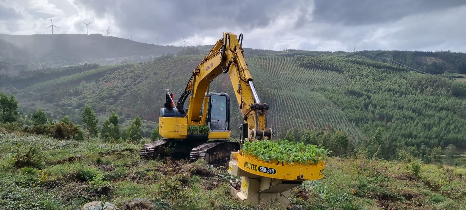 Forestry planting machine